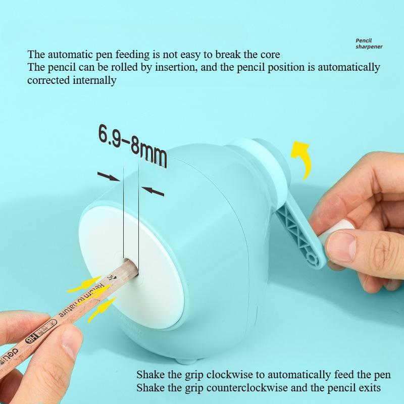 Pencil Sharpener Elementary School Student Pen Sharpener Children's Stationery Hand Planer Pencil Machine
