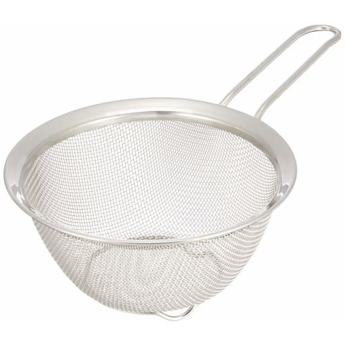 Wahei Freiz One-Handed Strainer, 14cm (Stackable with SUI-6041) and SUI Gut SUI-6017
