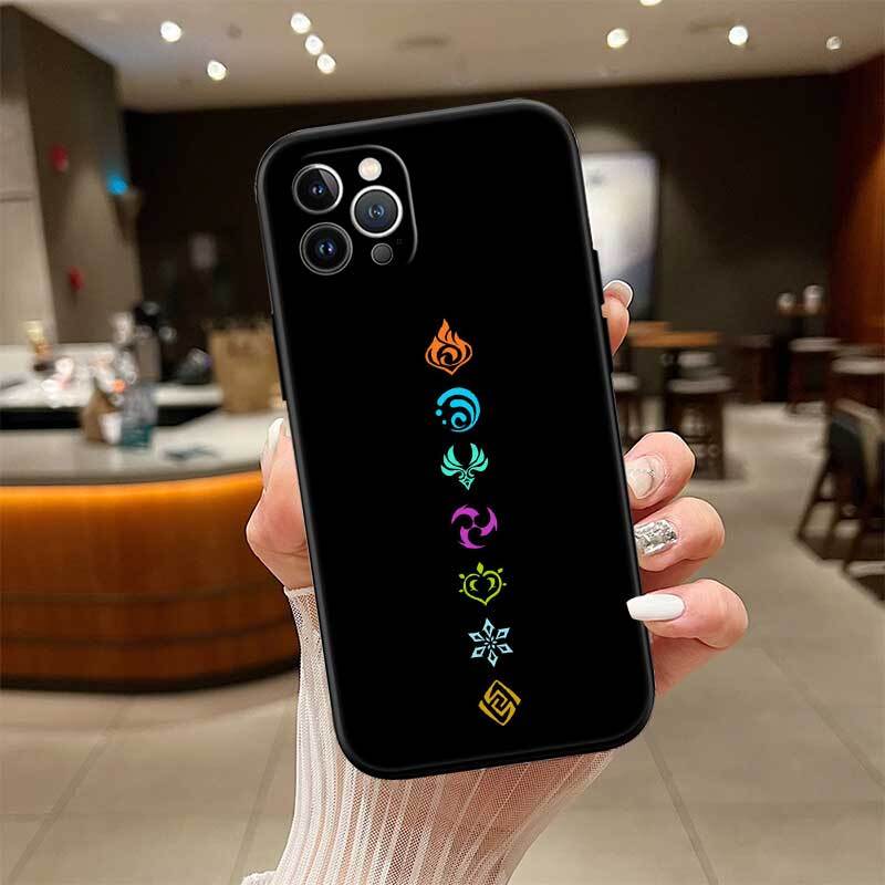 Genshin Impact Phone Case for Redmi Note 12 12S 12C 13 13C 13R 14 14S 14R 14C 11A 13X A3 A3X A4 A5 Pro Max Plus