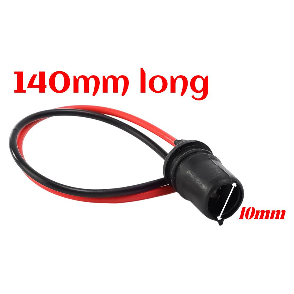 Car T10 Lamp Holders Brake Tail Instrument Lamp Sockets Round Lamp Socket Safety Flame Retardant Material Auto Parts