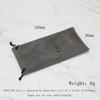 Fashion Portable Glasses Case Eyewear Accessories Soft Eyeglasses Bag Sunglasses Bags Solid Color Drawstring Pouch Bags