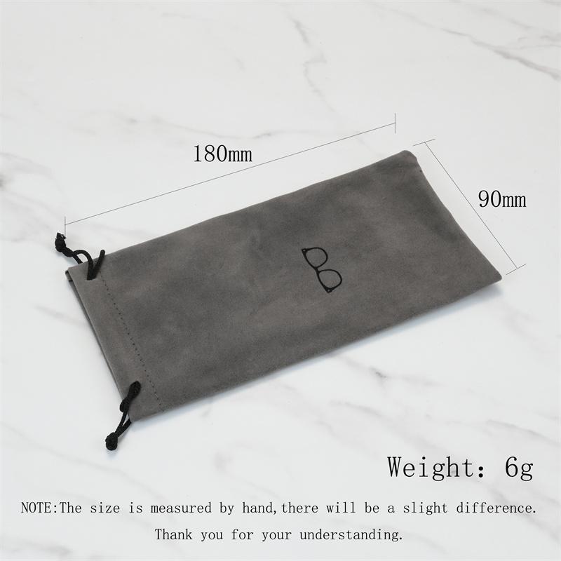 Fashion Portable Glasses Case Eyewear Accessories Soft Eyeglasses Bag Sunglasses Bags Solid Color Drawstring Pouch Bags