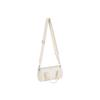 Lesportsac White Denim/Cream Sherpa Roll Bag [1586.La78]