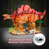 Non-toxic 697 PCS Stegosaurus Building Blocks Educational Kids Toys Dinosaur Creative Model Toy Playset For Jurassic Birthday Gifts