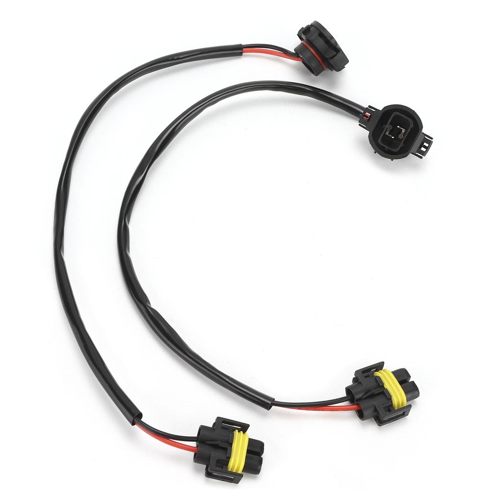 H16 5202 Male To H11 Female Pigtail Socket Headlight Fog Light Replacement for Wrangler JK JL