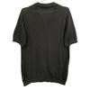 JOHN SMEDLEY SYRES Black Cotton High-Gauge Knit Skipper Shirt tops L blackUsed