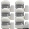 6 Pcs Cashmere Blend Yarn Worsted Weight Bundle for Coats Machine Washable Ultra Soft Knitting Crochet Yarn DIY Crafts