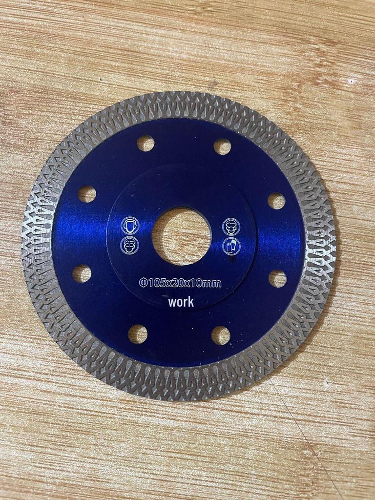 Thin Diamond Saw Blade for Ceramic & Stone Cutting – Corrugated, Sharp, All-Microcrystalline