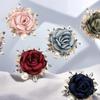 Exquisite Rhinestone Flower Brooch: Versatile Women's Suit & Evening Dress Pin