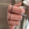 Xiaomi 100% Solid BFCLUB  Silver Color Rainbow Colorful Stone Rings For Women Simple Trendy Retro Anillos Party Gifts Accessories