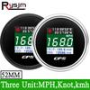 Waterproof 52MM GPS Speedometer TFT Screen For Marine Boat Car Motor Speed Odometer Trip Speed Gauge With GPS Antenna 9-32V