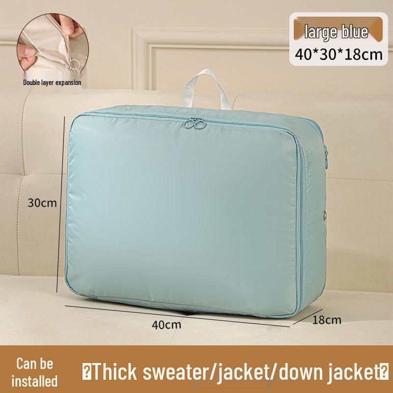 Compact Wardrobe Storage Bag for Jackets & Quilts