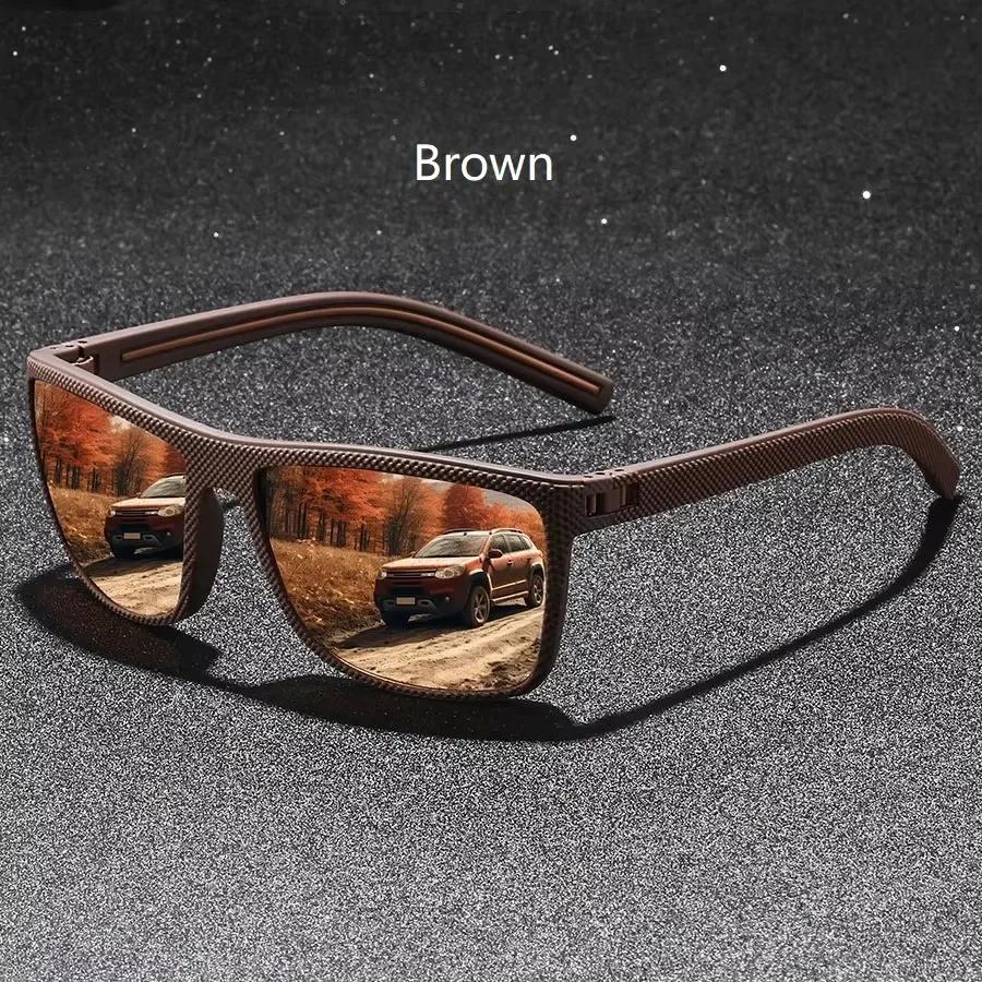 Sunglasses for Men UV400 Protection Lightweight Frame Driving Fishing Golf Square Fashion Sun Glasses Women