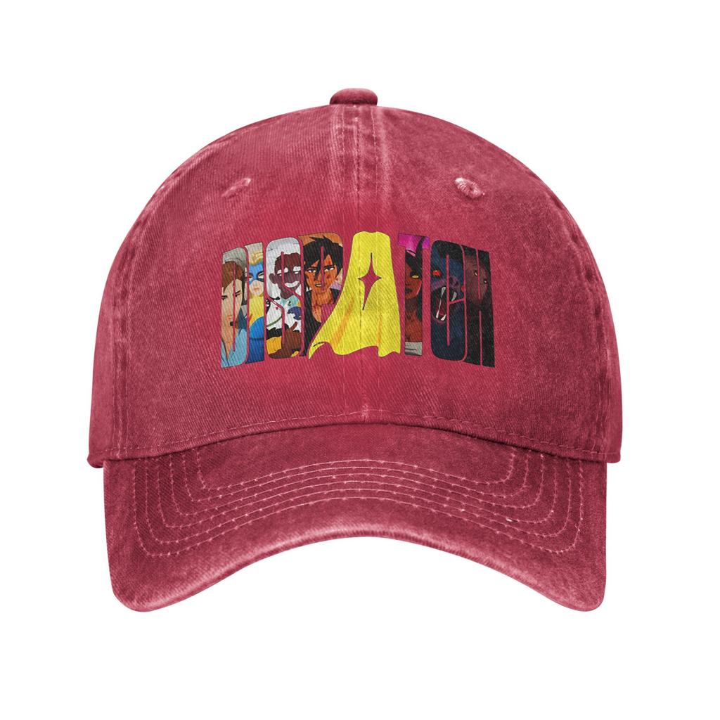 Unisex Dispatch Game 2025 Lettering Print Hats Fashion Distressed Cotton Baseball Cap Adjustable