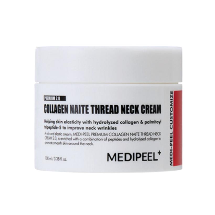 MEDI-PEEL Prémiový kolagenový nitový krém na krk Naite Thread 2.0 Zpevňující & Péče proti vráskám 100 ml