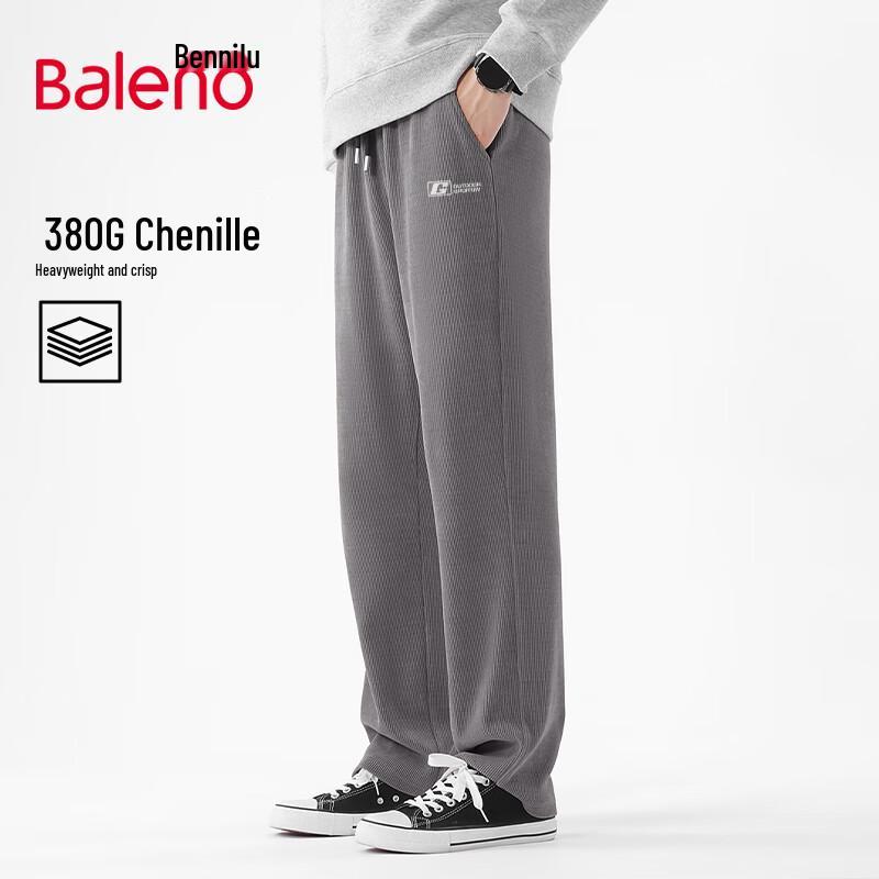 

Baleno Men s Heavyweight Chenille Straight-Leg Casual Pants 3XL