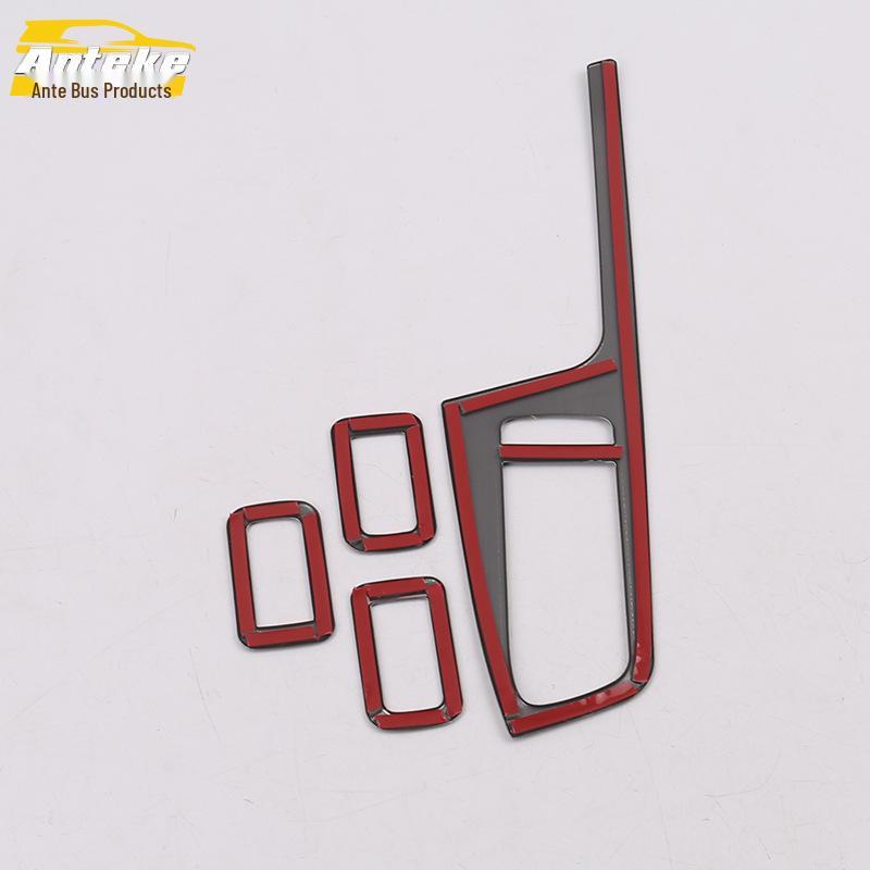 19 Lingdu Glass Lift Decor Panel & Window Lift Armrest Switch Frame Stickers