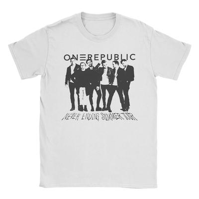 Novedad Camiseta Tour 2025 Escape To Europe de OneRepublic para Hombres Mujeres Camisetas de Algodón Manga Corta Ropa - Verano para Hombre...