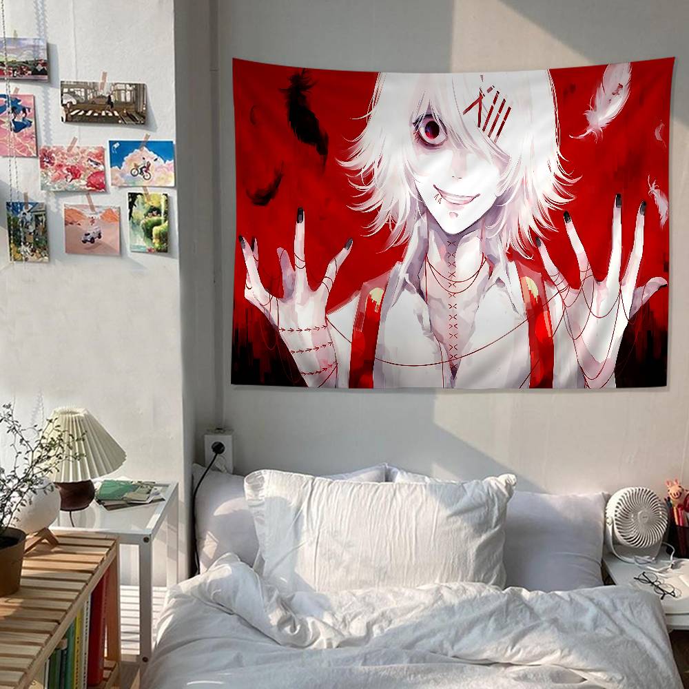 Tokyo Ghoul Anime Cartoon Tapestry Home Decoration Hippie Bohemian Decoration Divination Home Decor