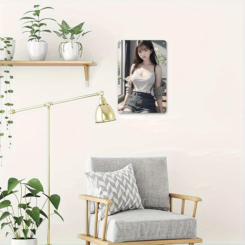 Vintage Metal Tin Sign Retro Wall Art 8x12 Inch for Home Bar Cafe Decor