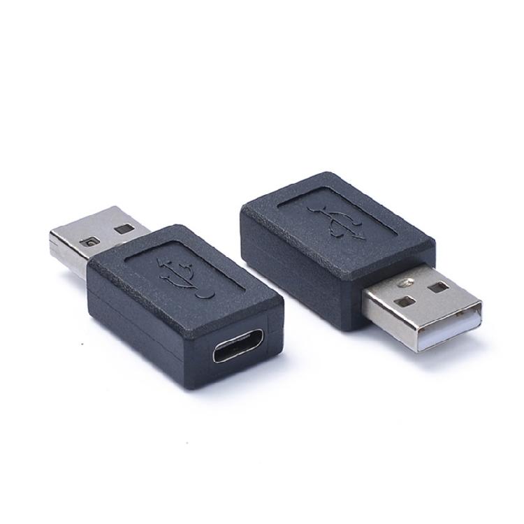 USB to USB C Adapter USB C Female to USB 2.0 Male Car Charger Type C Converter for Laptops Mobile Phones Tablets
