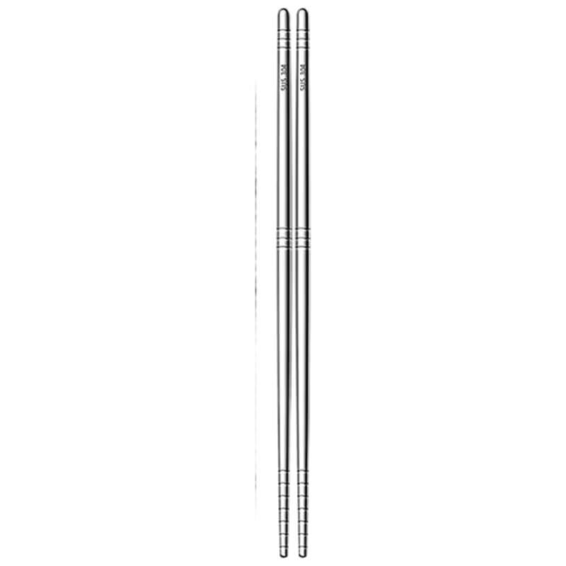 Jingbeier 304 Stainless Steel Non-Slip Chopsticks
