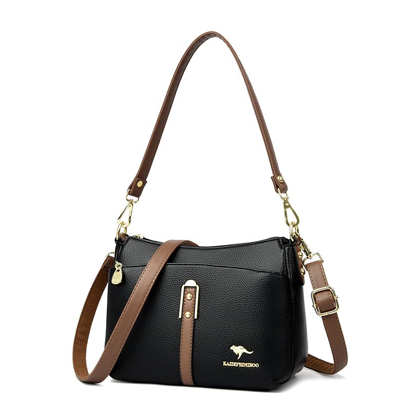 Genuine High Quality Soft Leather Women's Handbag Trend Designer Female Crossbody Bag Casual Shoulder Messenger Handbags 2026