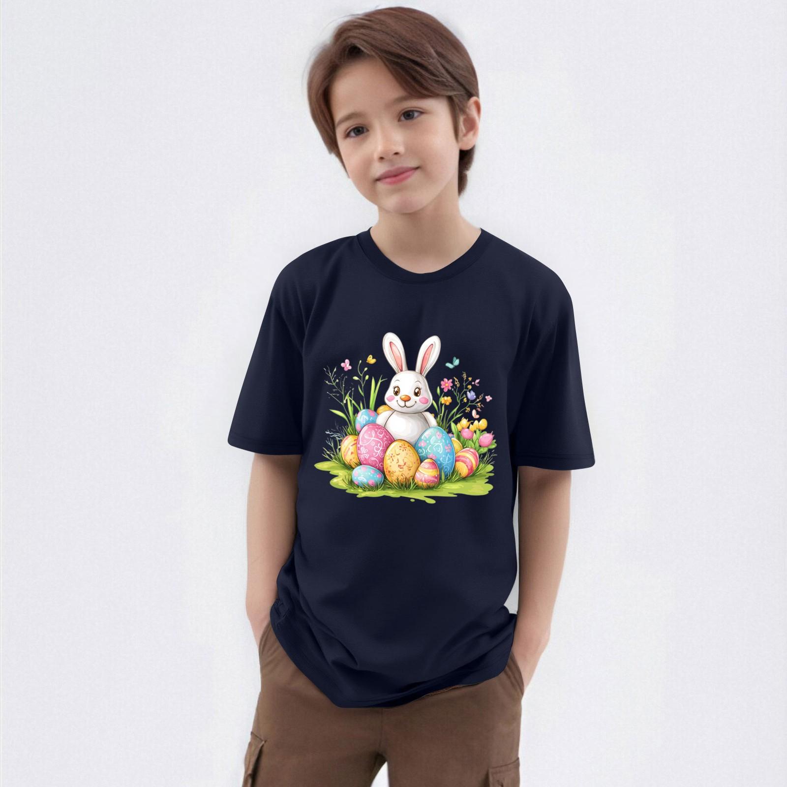 

Детская футболка с круглым вырезом и короткими рукавами 110