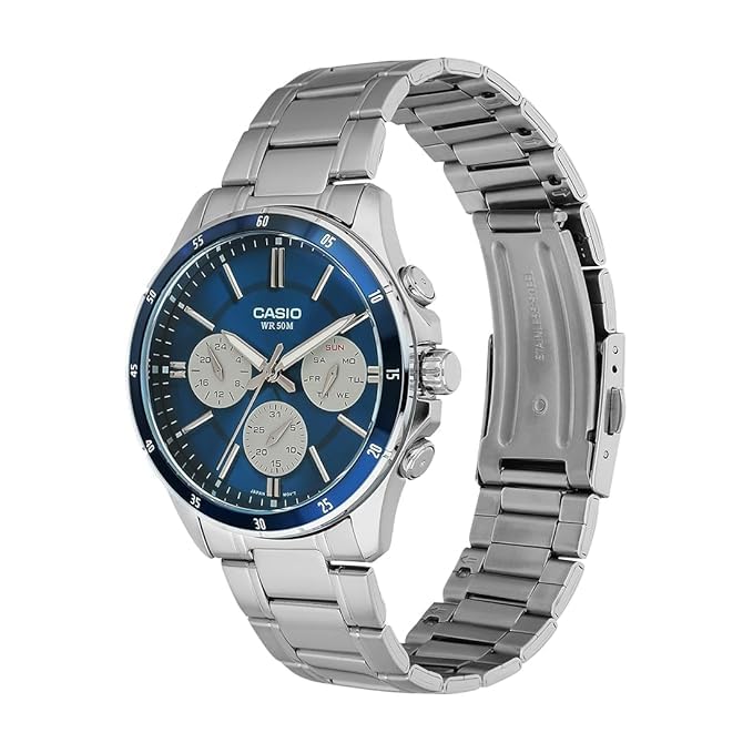 [KK6KV] Casio MTP-1374D-2A3VDF Men's Silver Watch