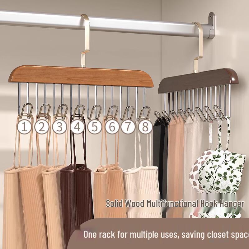 Multi-functional Wooden Storage Hanger