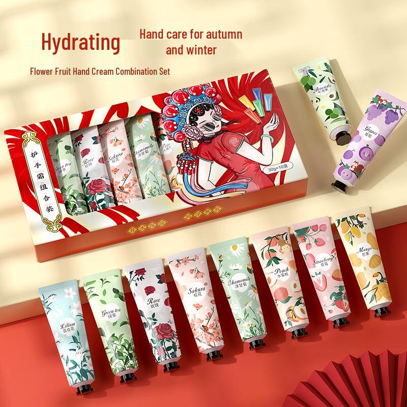JINNIYA Floral & Fruity Hydrating Hand Cream Set