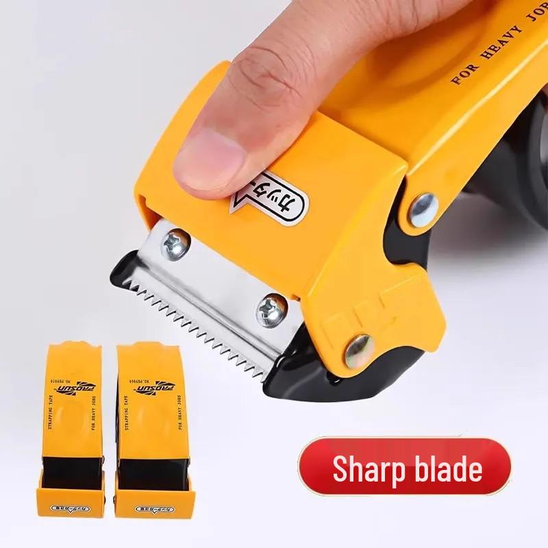 Transparent Metal Tape Dispenser - Adhesive Sealing Machine