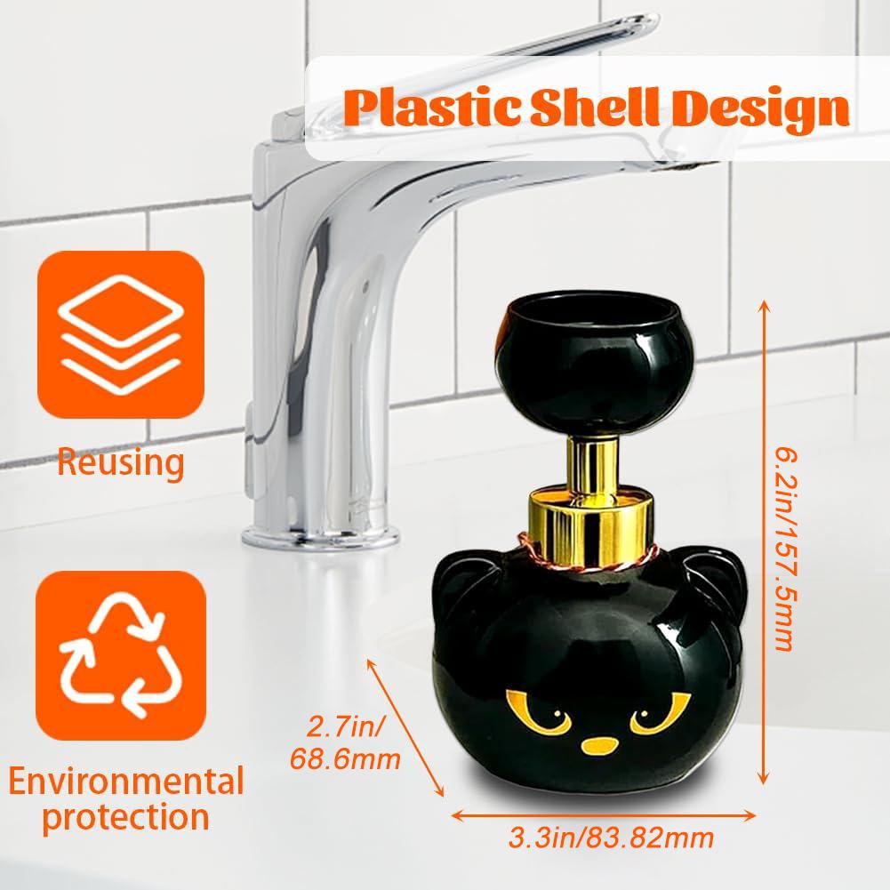 Cute Cat Paw Foam Soaps Dispenser 480ml Foaming Hand Soaps Dispenser Refillable Hand Soaps Dispensing Pump Bathroom Accessory