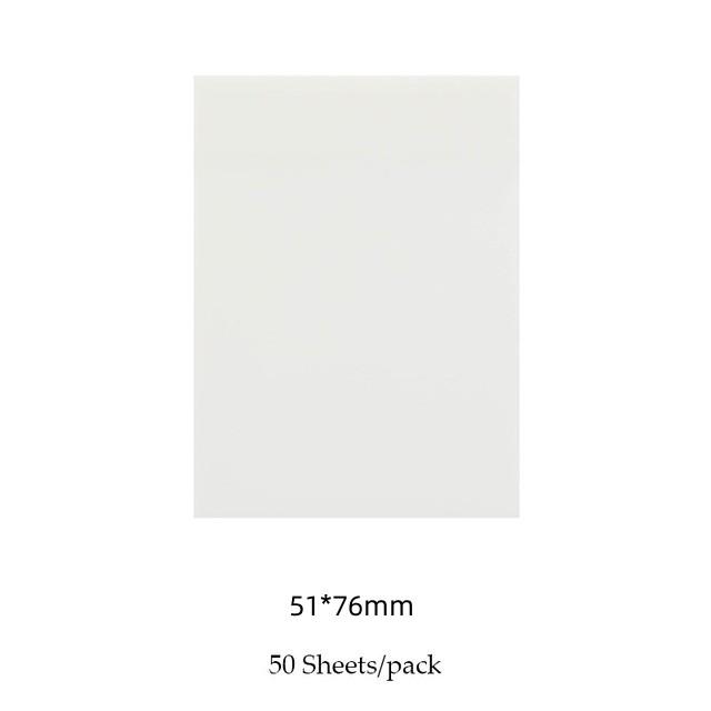 50 Sheets Creative Transparent PET Waterproof Posted It Sticky Note Pads Notepads Posits for School Stationery Office Supplies