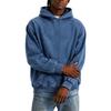 Men's Vintage Wash Long Sleeve Hoodie Casual Pullover Sweatshirt for Everyday Wear