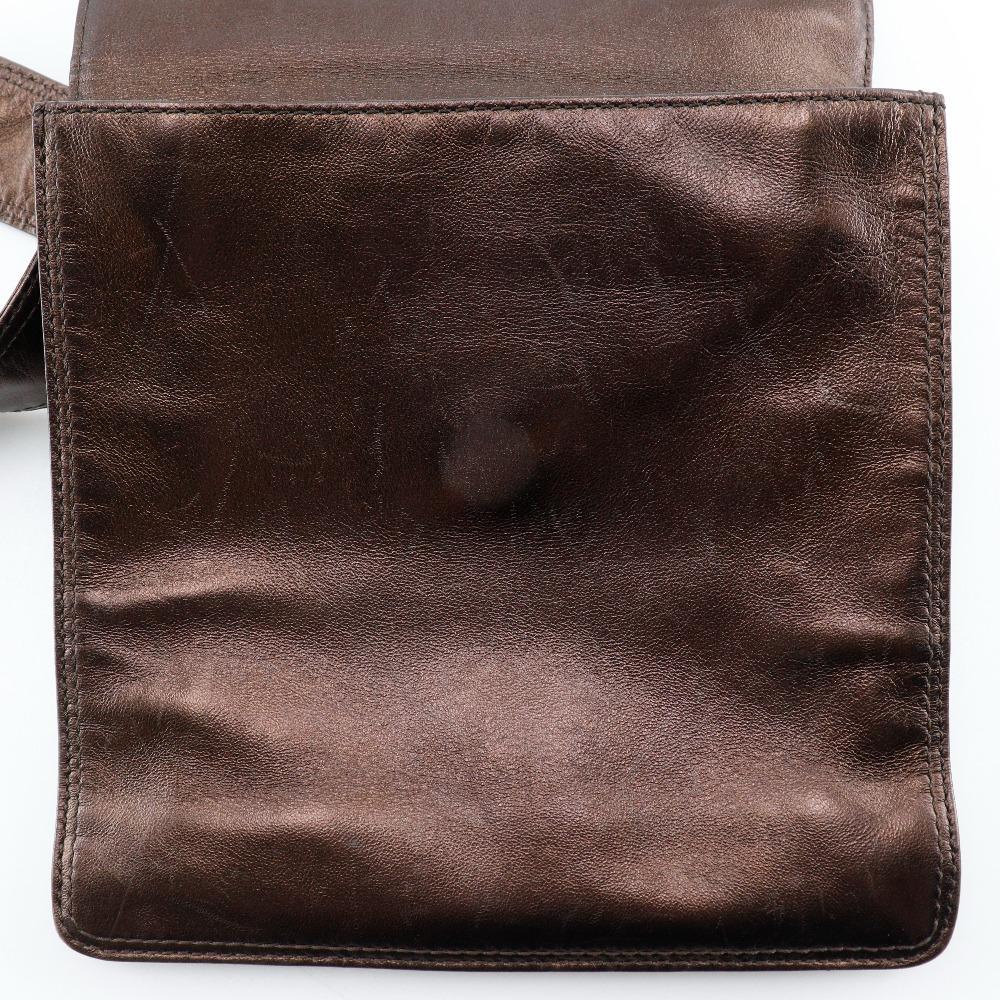 Chanel Geantă de umăr cu o curea, piele de vițel bronz, Damă, Folosită