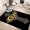 Ozzy Madman2 Printed Absorbent Washable Carpet, Non-Slip Bathroom Mats, Kitchen Rugs, Yoga Mat,Living Room Entrance, Camping Picnic Rugs