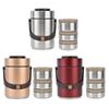 2000 ml 304 Edelstahl Vakuumisolierung Lunchbox Tragbares 3-lagiges vakuumisoliertes Fass