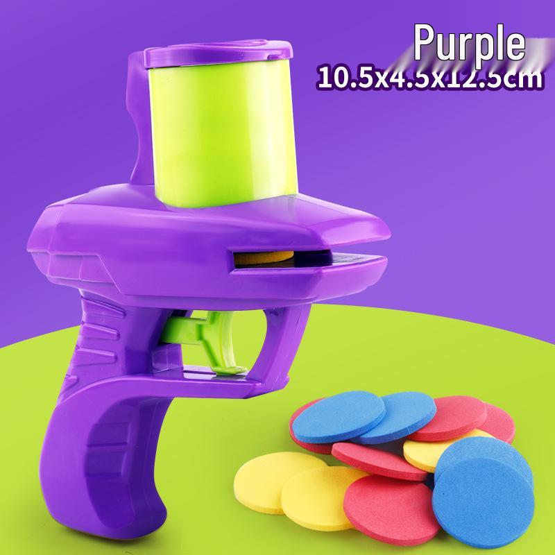 Carrot Gun Toy: EVA Soft Bullet & Frisbee Launcher for Kids