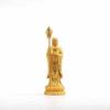 Dizang Bodhisattva Statue Brass Figurine with Toned Base