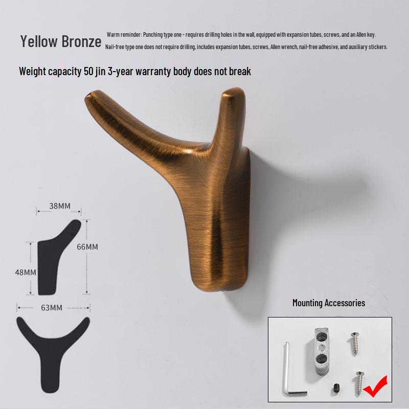 Modern Nordic Antler Wall-Mounted Coat Hook