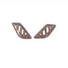 Peach Wood Grain Dashboard Air Outlet Vent Cover Trim For Nissan Rogue -2024