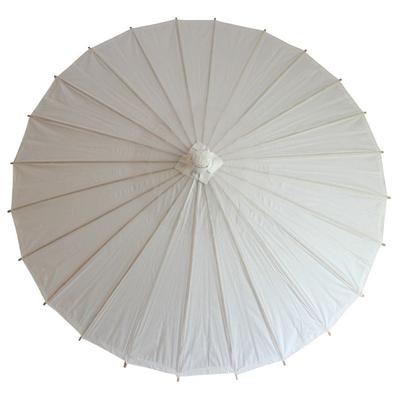 Smiti Japanese Umbrella Paper Umbrella Parasol Plain 9 Colors Diameter 84cm White