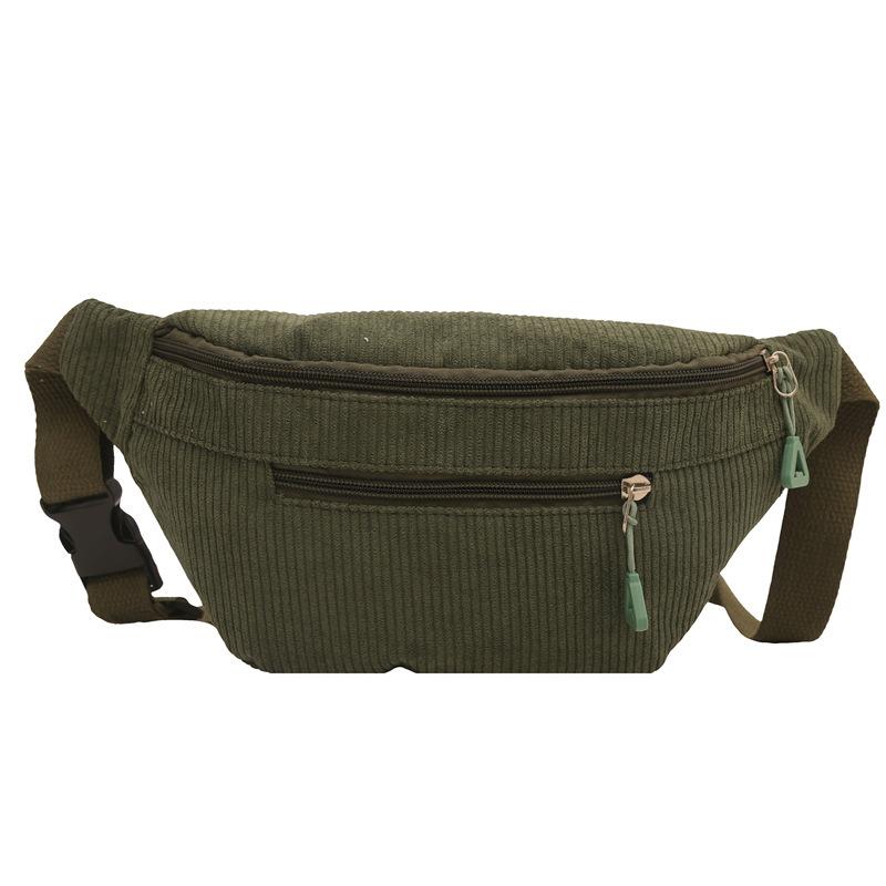 Lightweight Waist Bag New Style Velvet Casual Ladies Multi Purpose Crossbody Bag Versatile Fashion Simple Breast Bag Cycling Bag