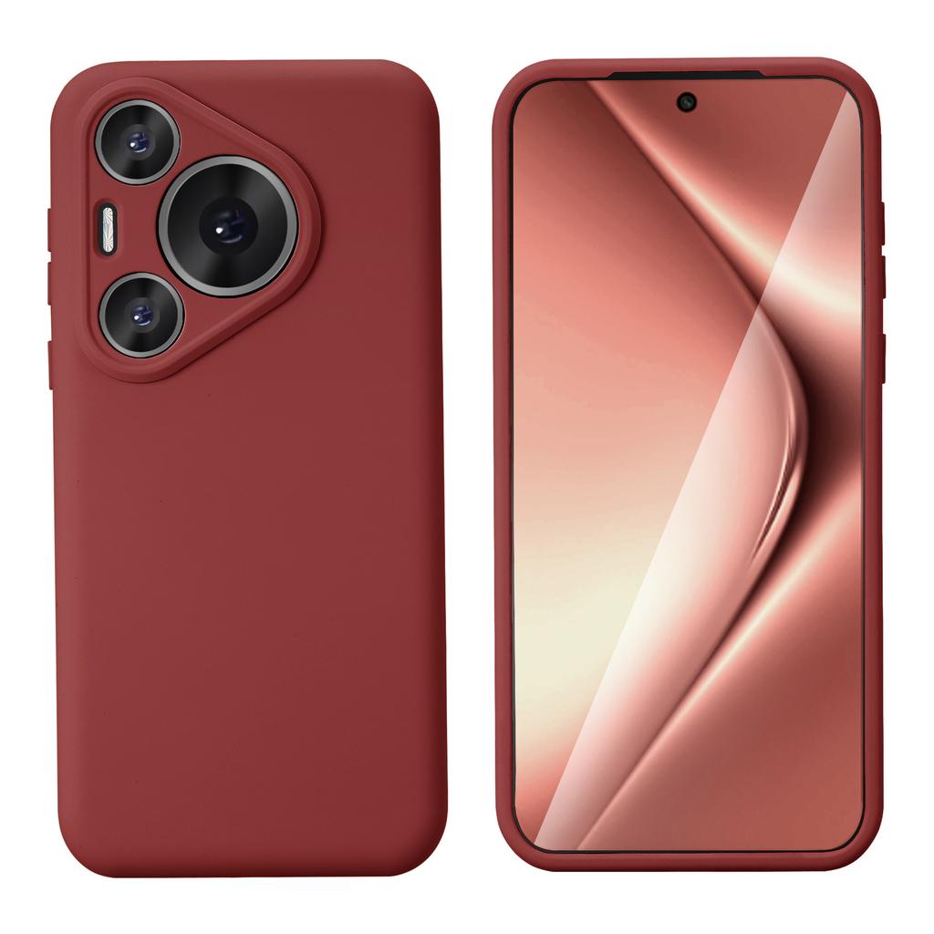Applicable To Huawei Pura11pro + Mobile Phone Case, Liquid Silicone Solid Color P11 All-inclusive Anti-drop Case, Advanced Sense