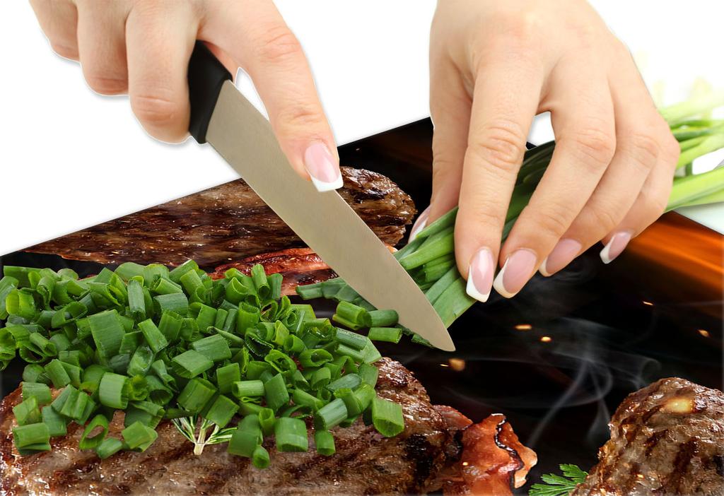 Szklana płyta ochronna na kuchenkę 90x52 Grill