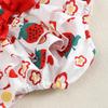 Strawberry Print Tank Top & Skirt Set with Hat for Infants and Toddlers - Cute European & American Style