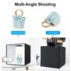 40cm Folding Portable Ring Light USB Photo Lighting Studio Shooting Tent Box with 6 x Color PVC Backdrops, Size: 40cm x 40cm x 40cm