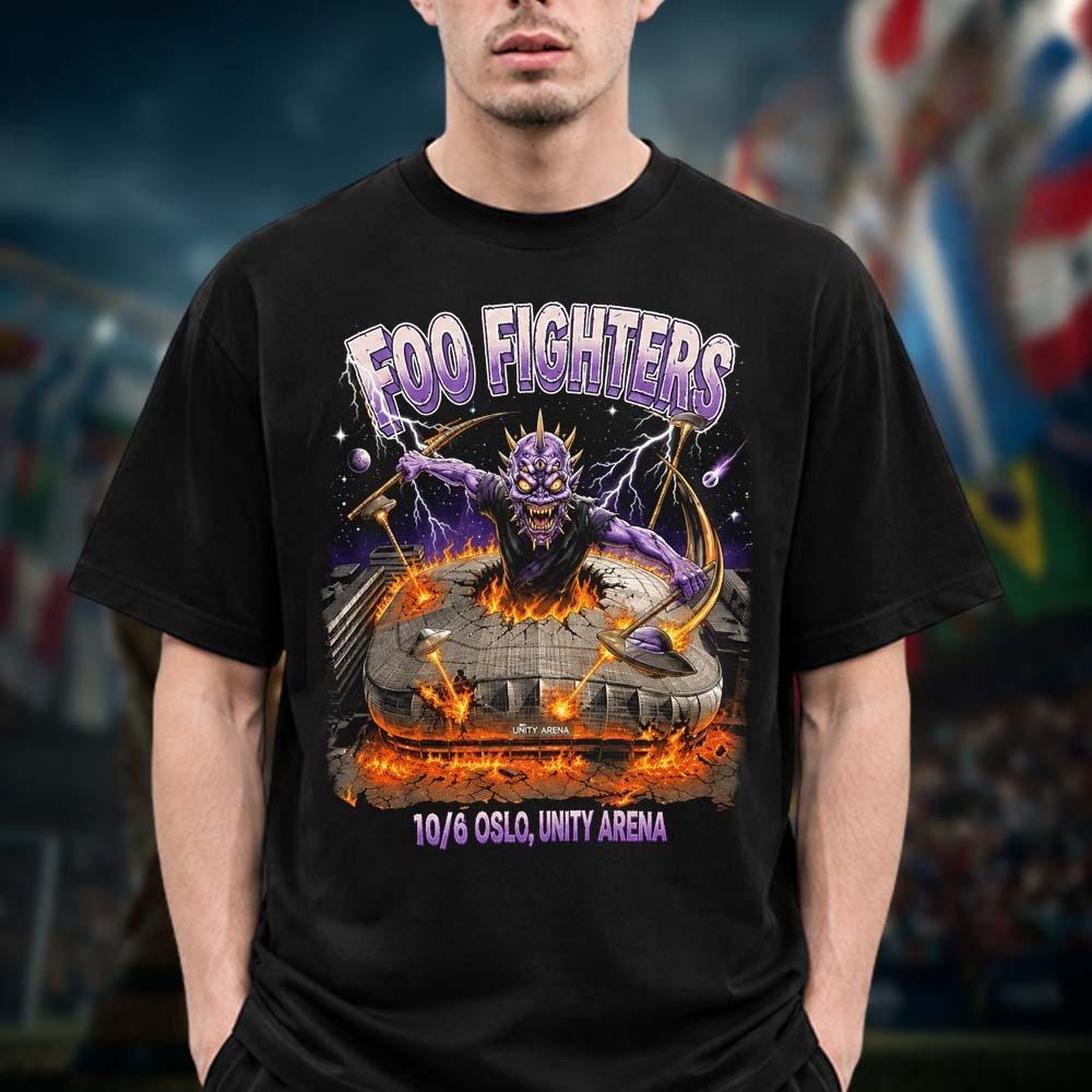 Foo Fighters Take Cover Tour Rock N Roll Merch Tshirt 100Cotton Clothing Unisex Men Women TShirts Y2k Casual Fan Popular Tee