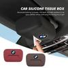 Pro 1/2KS Silikonové krabičky na kapesníky Úložné boxy do interiéru auta Příslušenství E91 E92 E93 E60 F10 F30 E39 E36 E87 X3 X5 E70 E46 E90